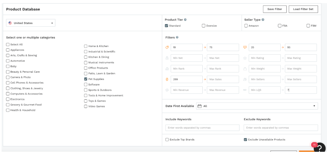 Product Database