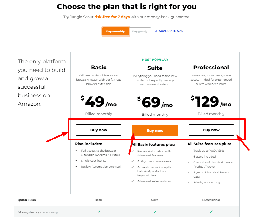 Jungle Scout Product Tracker